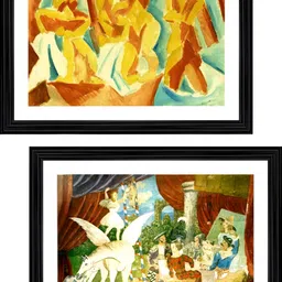 Adventures India Red & Brown 2 Pieces Wooden Wall Arts-image-28