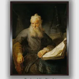 The Art House Black The Apostle Paul Wooden Painting Wall Art-image-54
