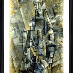 Adventures India Blue & Black Wooden Painting Wall Art-image-29