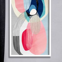 SAF Pink & White Painting Wall Art-picture-47