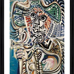 Adventures India Beige & Blue Wooden Painting Wall Art-picture-22