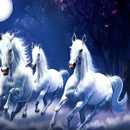 Wallpics Blue & White Birds and Animals Wall Poster-image-40