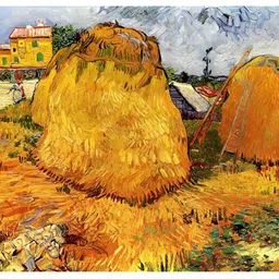 Adventures India Orange & Green Wooden Painting Wall Art-image-42