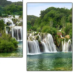 PnF Green & White 3 Piece Wooden Floral & Botanical Wall Paintings-picture-22