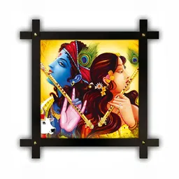 PnF Black & Blue Wooden Religious Wall Painting-picture-18