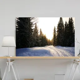 SPACE OF JOY White & Green Floral Canvas Painting Wall Art-picture-41