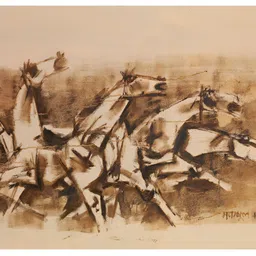 Adventures India White & Black Wooden Painting Wall Art-image-8