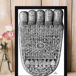 Gallery99 Black & White Paris Map Printed Framed Wall Art-picture-18