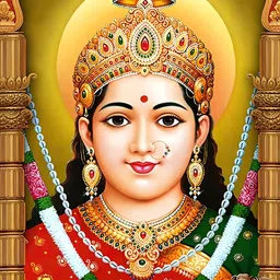 Wallpics Red & Green Goddess Printed Religious Waterproof  Wall Poster-picture-12