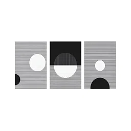 999Store Grey & White 3 Piece Canvas Painting Wall Arts-image-8