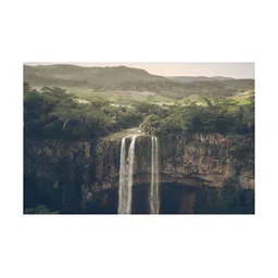 Inephos Green And Blue Printed Canvas Wall Art-picture-27
