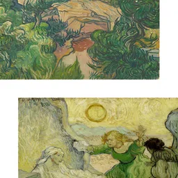 Adventures India Beige & Green 2 Pieces Wooden Painting Wall Arts-image-41