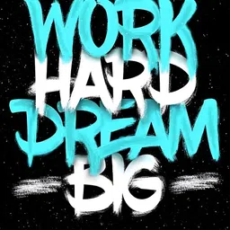 Wallpics Black & Blue Quotes Painting Wall Poster-picture-42