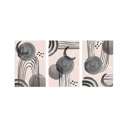 999Store Pink & White 3 Piece Canvas Painting Wall Arts-picture-41