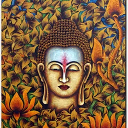 Wallpics Brown & Blue Printed Wall Sticker image 2