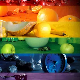 British Terminal Yellow & Green Paper Painting Wall Art image 4