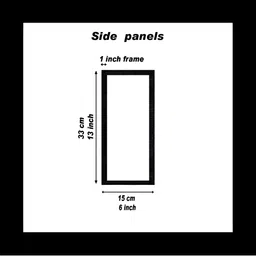 PnF Charcoal & Blue 3 Pieces Floral and Botanical Printed Wall Arts image 2