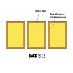 WENS Set Of 3 Multicoloured Floral Beauty Wall Art Painting image 4