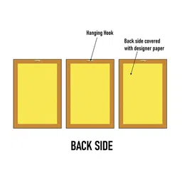 WENS Set Of 3 Multicoloured Flowers Essence Wall Art Painting image 3