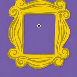 Wallpics Purple & Yellow Printed Paper Wall Poster image 2