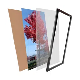 AbhiKalpya Art Studio-Get a vibe Purple & Cream-Coloured Wooden Wall Painting image 3