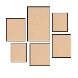 999Store Pink & Blue 6 Pieces Painted Wall Arts image 4