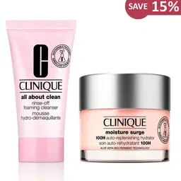 Clinique Set of All About Clean Foaming Cleanser & 100H Auto-Replenishing Hydrator image 1