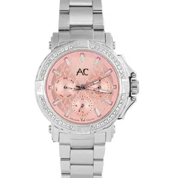 Alexandre Christie Women Embellished Dial & Stainless Steel Bracelet Style Straps Analogue Watch-picture-11