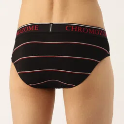 Chromozome Men Pack of 2 Ultra Premium Micro Modal Striped Briefs 8902733642507 image 3