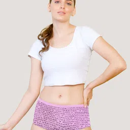 Kalyani Pack Of 5 Printed Cotton Soft & Breathable Mid-Rise Boy Shorts Briefs 5517P6V048S image 2