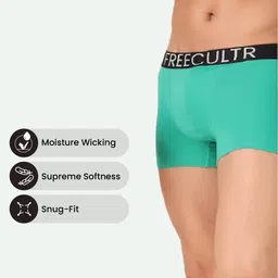 FREECULTR Pack Of 2 Snug Fit Organic Cotton Trunks FC-CTN-T-BRB-HOG-02 image 4