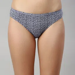 Enamor Women 3Pcs Assorted Cotton Bikini Briefs With Antimicrobial & Stain Release Finish image 3