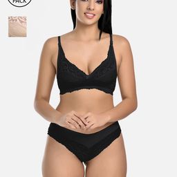 StyFun Women Pack Of 2 Self Design Lace Lingerie Set-picture-25