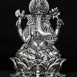 Exotic India Silver-Toned Religious Idol Showpiece-image-88
