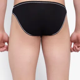 Bruchi CLUB Pack Of 2 Low-Rise Anti-Bacterial Bikini Briefs FOXY314-BKWH-2C image 4