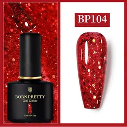 BORN PRETTY Black Spar Series Glossy UV LED Color Gel Nail Polish 10 ml - BP104 image 3