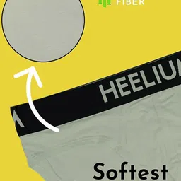 Heelium Men Pack Of 2Bamboo Super Soft & Odour Free Comfort Fit Brief P2-BRIEF-LG-S image 2