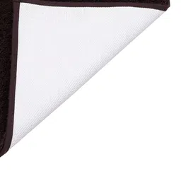Pano Set Of 2 Brown Solid Anti-Skid Bath Rugs image 3