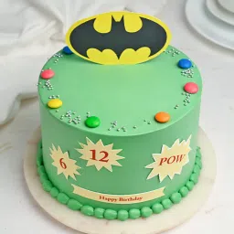 Scrummy Batman Theme Cake image 2
