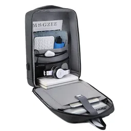 pyb Amigo - Hard shell Laptop Bagpack Bag, 16 inch, Waterproof, Anti-theft TSA lock, USB Charging port, Compartments for devices, Passport/Card Holder image 5