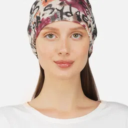 iSWEVEN Adults Typography Printed Beanie Cap image 4