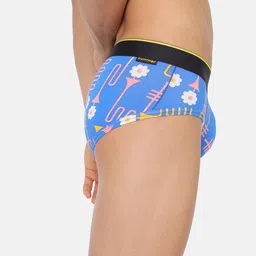 bummer Pack Of 2 Printed Mid Basic Anti Microbial Briefs-BRDBCH02S image 5