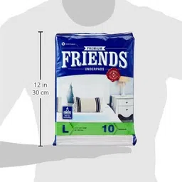 Friends Premium Disposable Underpads,Soft & Super Absorbency - 60x90 cm (Pack of 1). image 3