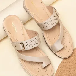 ROCIA By Regal Beige Women One Toe Comfort Sandal Heels-picture-31