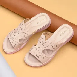 ROCIA By Regal Beige Women Laser Cut Comfort Sandals-picture-23