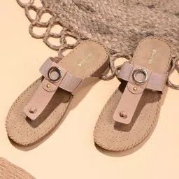 ROCIA By Regal Beige Women Comfort Sandals-image-82