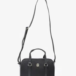 tommy hilfiger accessories Tommy Hilfiger Women Black Polyester Sling Bag-picture-30