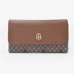 tommy hilfiger accessories Tommy Hilfiger Women Brown Polyester Bi-Fold Wallet-picture-20