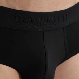DAMENSCH Men Pack of 2 Deo-Soft Solid Briefs DAM-1-B-PACK-2-WBKB-Mix image 3