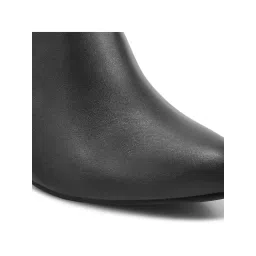 SHUZ TOUCH Women Black Block Heels Ankle Boots image 5